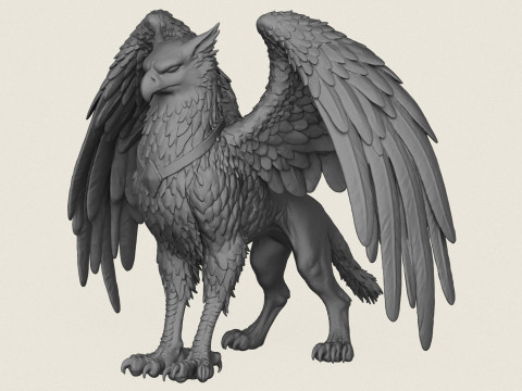 Griffioenvogeldier 3D printmodel