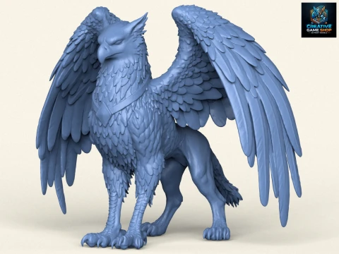 Animale dell'uccello del grifone Modello di stampa 3D