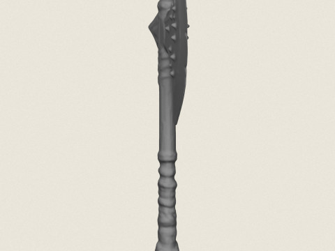 Traditional King Axe 3D Print Model