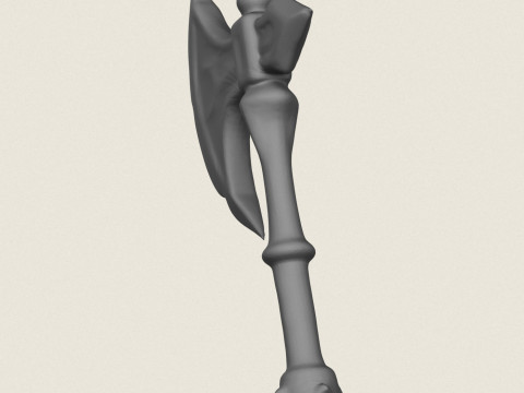 Kleine Kriegeraxt 3D Druckmodell