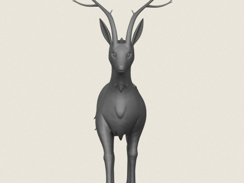 Deer Planter Print Ready 3D Print Model