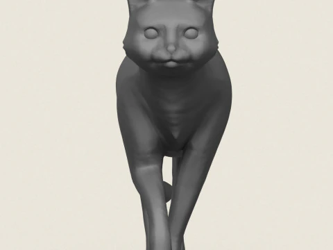 猫步式 3D 打印模型