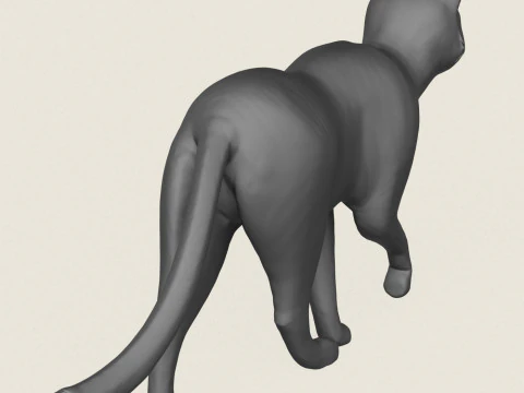猫步式 3D 打印模型