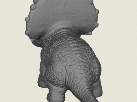 Bebek Dino Oyuncak Baskıya Hazır 3D Baskı Modeli