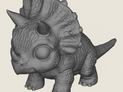 Bebek Dino Oyuncak Baskıya Hazır 3D Baskı Modeli