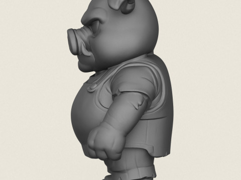 Свиня мультиплікаційний персонаж 3D Принт Модель