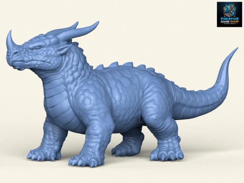 Mostro Dino Lucertola Modello di stampa 3D