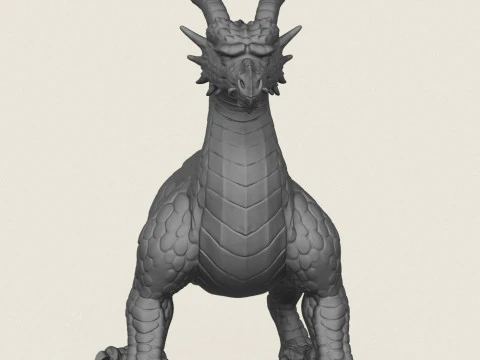 Monster Dino Dragon 3D Print Model