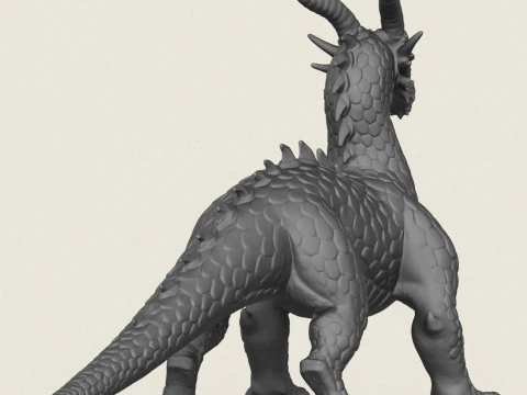 Monster Dino Dragon 3D Print Model