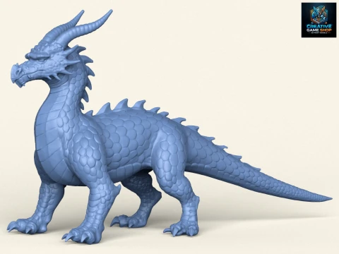 Mostro Dino Drago Modello di stampa 3D