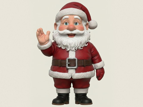 Santa Claus 3D Print Model