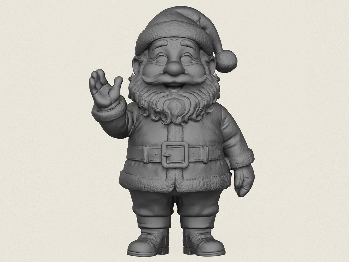 le p&egrave;re No&euml;l Modèles 3D en vedette .c4d .max .obj .3ds .fbx .stl .blend 