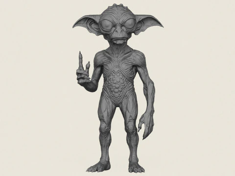 怪物外星人 3D 打印模型