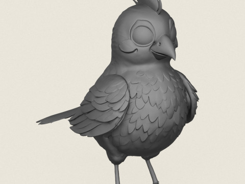 Птица 3D Принт Модель