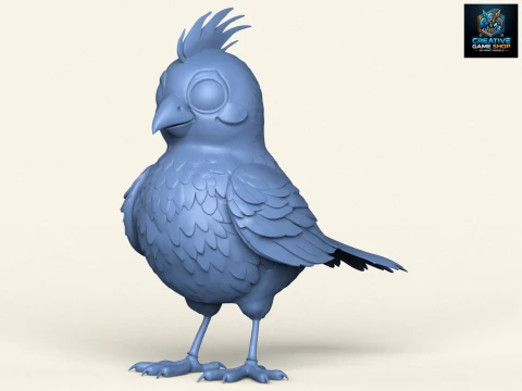 P&aacute;jaro Modelo de impresión 3D