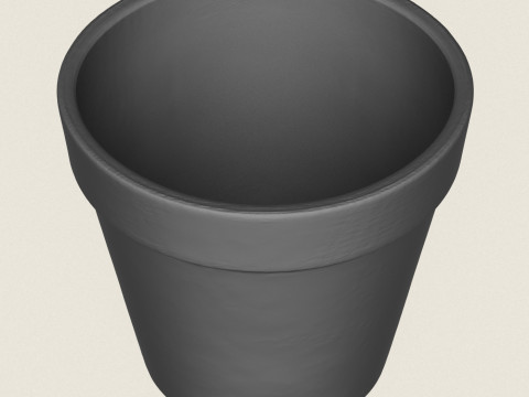 ダチョウの頭のプランター 3Dプリントモデル