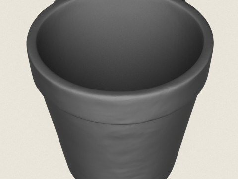 パンダ ベア ヘッド プランター 3Dプリントモデル