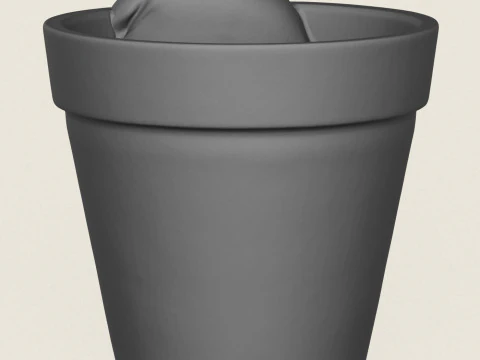 Santa Claus Face Planter 3D Print Model