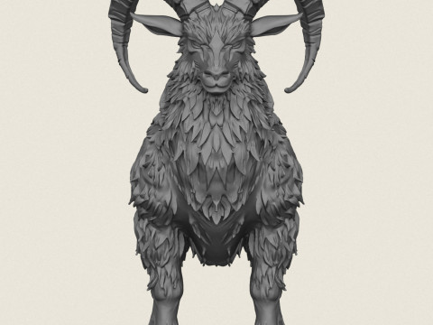 Fantezi Koyun Baskıya Hazır 3D Baskı Modeli