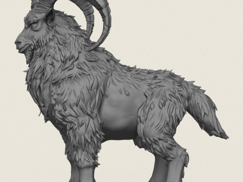 Fantezi Koyun Baskıya Hazır 3D Baskı Modeli