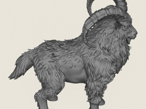 Fantezi Koyun Baskıya Hazır 3D Baskı Modeli