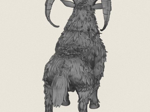 Fantezi Koyun Baskıya Hazır 3D Baskı Modeli