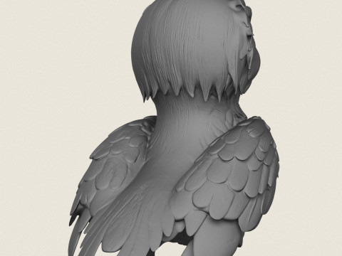 幻想喙鸟 3D 打印模型