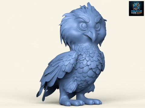 P&aacute;jaro de pico de fantas&iacute;a Modelo de impresión 3D