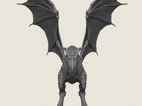 Jurassic Flying Monster 3D Print Model