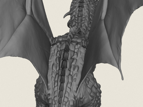 Jurassic Flying Monster 3D Print Model