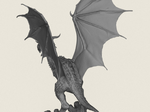 Jurassic Flying Monster 3D Print Model