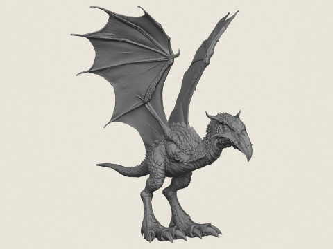 Jura Vliegend Monster 3D printmodel
