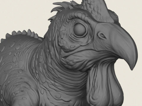 Jurassic Creature Animal 3D Print Model