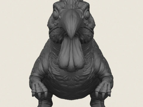 Jurassic Creature Animal 3D Print Model