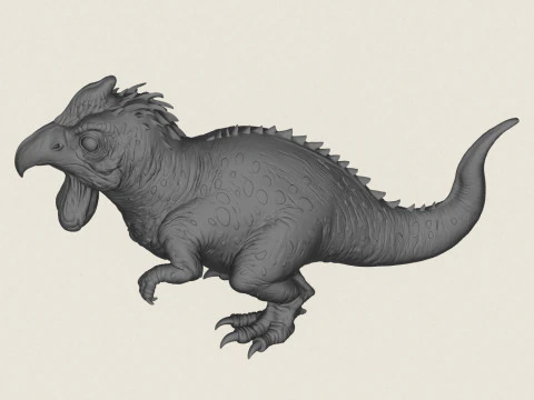 Jurassic Creature Animal 3D Print Model