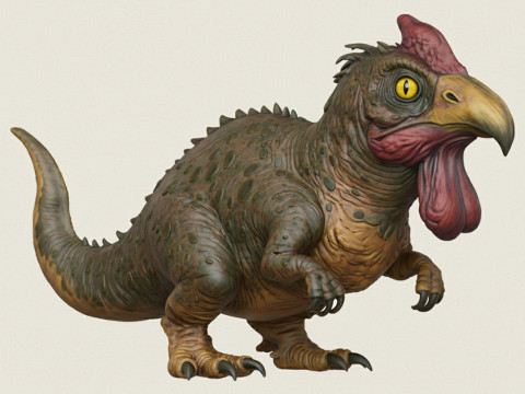 Animal Criatura Jurássica Modelo de Impressão 3D