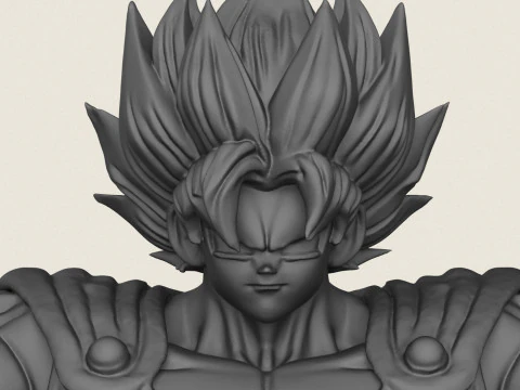 Anime Super Hero 3D Print Model