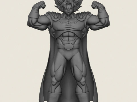 Anime Super Hero 3D Print Model