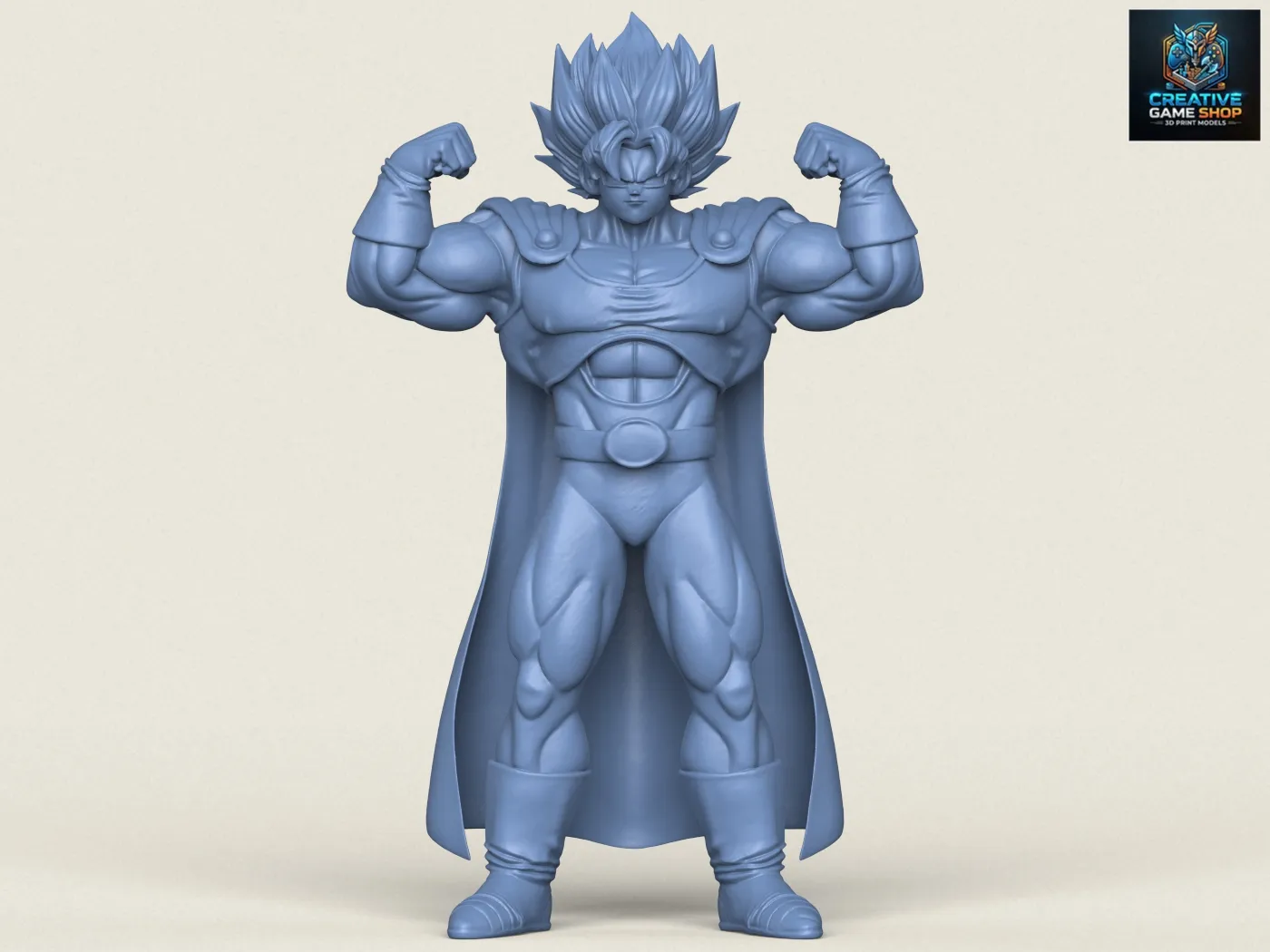 Anime Super Hero 3D Print Model .c4d .max .obj .3ds .fbx .stl .blend