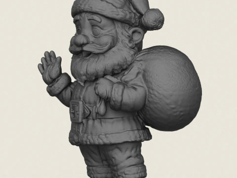 Santa Claus 3D Print Model