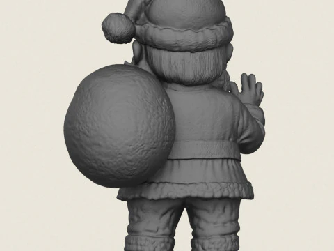 Santa Claus 3D Print Model