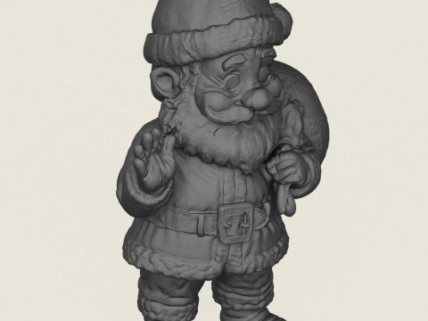 Santa Claus 3D Print Model