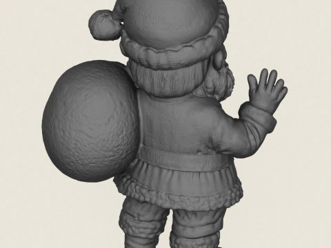Santa Claus 3D Print Model