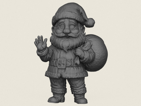 Santa Claus 3D Print Model