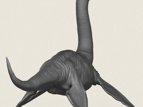 Water Dragon Monster 3D Print Model