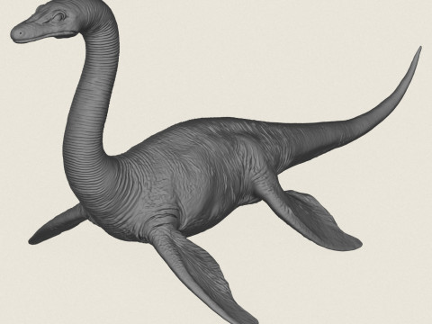 Su Ejderhası Canavarı 3D Baskı Modeli