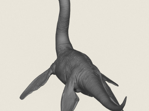 Su Ejderhası Canavarı 3D Baskı Modeli