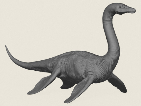 Waterdraakmonster 3D printmodel