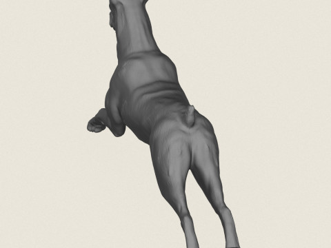 Doberman K&ouml;pek Pozu Koleksiyonu 3D Baskı Modeli