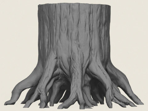 Piantatrice di ceppi d'albero Modello di stampa 3D